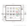 PCI 5 Approvatu Cuscinettu Pin Pad